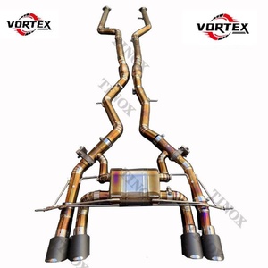 ระบบท่อไอเสียแคทแบ็ค Vortex ประสิทธิภาพสูง ผลิตจากโลหะผสมไทเทเนียม พร้อมวาล์วควบคุมเสียง สำหรับรถยนต์ BMW M3 M4 G80 G82 - Product Image 2