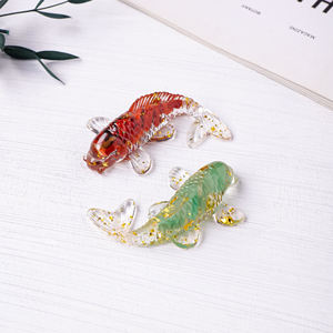 หินคริสตัลธรรมชาติแบบขายส่ง หลายแบบ สำหรับตกแต่งเรซิ่นรูปปลาทองเล็กๆ เหมาะสำหรับเป็นของขวัญ - Product Image 4