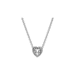 Collier Panjia Noble Heart en argent 925, design cœur, collier pour femme, bijoux haut de gamme, vente en gros d'usine - Product Image 2
