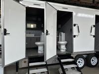 Wecare-Toilettes mobiles de luxe portables avec WC douche Toilettes mobiles pratiques et élégantes