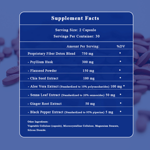 Private Labels Slimming High Fiber And Vitamin C Probiotic Dextox Capsules <strong>Cleanse</strong> Detox Capsules
