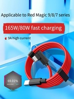 Câble de charge 9A Magia Roja vers port Type C Flex 5G pour Red Magic Nubia Redmagic 8 9 10 11 Pro Air Plus