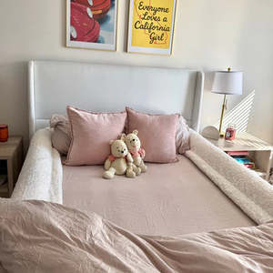 Bordered Bed <strong>Sheet</strong> With Borders Nest Foam Border Cover Fitted <strong>Cotton</strong> <strong>Set</strong> Ribbon Plush <strong>Sheets</strong> For Beds Border Bed <strong>Sheet</strong> - Product Image 2
