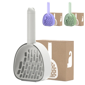 Pala para arena para perros y gatos, pala para arena multifuncional profunda de gran capacidad con soporte, suministros de limpieza para mascotas, herramienta, producto para inodoro para gatos - Product Image 1