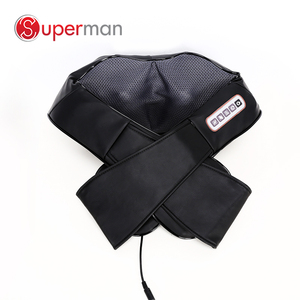 Verbesserte 5 Tasten beheizte elektrische Shiatsu Nacken Nacken Schulter Schal Roll <span class=keywords><strong>massage</strong></span> gerät Tief kneten und extra vibrierende Funktion - Product Image 2