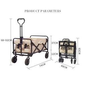 Carrito Plegable para Picnic y Camping, Carrito de Playa Plegable, Carrito Utilitario Plegable - Product Image 6