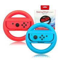 Kedatangan Baru 2 Paket Aksesoris Video Game Setir Game untuk Pengontrol Joy-con Nintendo Switch