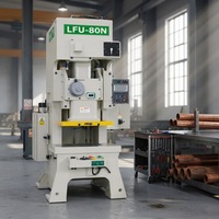 Presse à estamper mécanique en acier à cadre en C LFU-80N avec une rigidité élevée, des performances stables et une haute précision