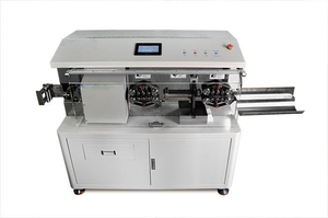 0.6-4.0mm OD Machine à couper et à dénuder les câbles coaxiaux servo entièrement automatique Machine à dénuder les câbles coaxiaux programmable - Product Image 6