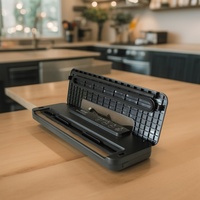 Machine de mise sous vide semi-automatique commerciale certifiée CE ROHS, économie d'énergie, emballage alimentaire pour la maison, la voiture, le garage, le camping-car