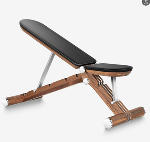 Banco de Ejercicio Ajustable de Madera de Lujo y Estético para Equipo de Gimnasio en Casa, Estudio, Hotel, Venta Directa de Fábrica - Product Image 1
