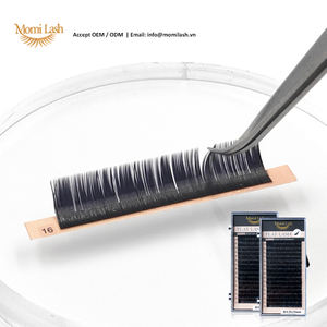 Extensiones de Pestañas de Aspecto Natural de 0.15mm de Grosor, Marca Privada, Hermosas Pestañas Planas y Ligeras - Product Image 4