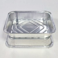 Récipient jetable en aluminium pour emballage alimentaire Casserole/boîte à lunch en aluminium/plaque de cuisson en aluminium