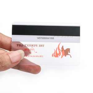 In ấn sang trọng PVC thẻ kinh doanh nhựa trong suốt thẻ kinh doanh với logo in Offset - Product Image 3