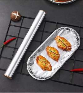 Paquet économique de fabricants feuille résistant à l'huile pour les restaurants et la cuisine papier d'aluminium pour l'emballage des aliments rouleau de papier d'aluminium - Product Image 5