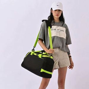 Fashion Women Travel Luggage Storage Bag <b>Waterproof</b> Sport Yoga Gym Duffel Bag with Shoe Compartment - Product Image 2