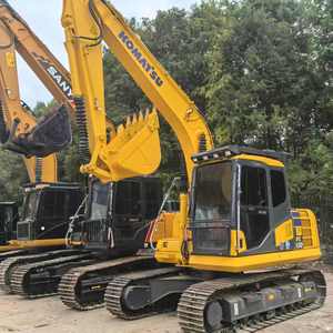 Excavatrice sur chenilles Komatsu Pc130, jaune, hydraulique, 13 tonnes - Product Image 3