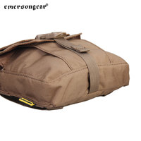 Emersongear Cordura 500D Nylon Fight Light pochette polyvalente noir Molle pochettes utilitaires tactiques