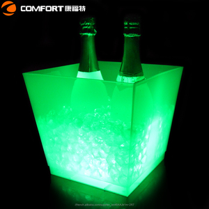 Pas <span class=keywords><strong>cher</strong></span> en plastique acrylique rhum <span class=keywords><strong>champagne</strong></span> bière seau à vin support - Product Image 4