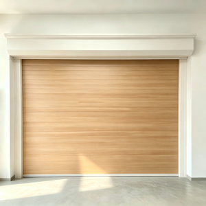 Porte de <span class=keywords><strong>garage</strong></span> à enroulement en aluminium électrique sur mesure, silencieuse, isolée, antivol, pour villa - Product Image 1