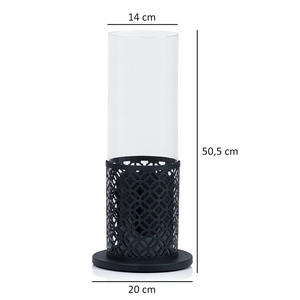 Colonne <span class=keywords><strong>de</strong></span> <span class=keywords><strong>feu</strong></span> autoportante moderne en acier noir à flamme tourbillonnante au bioéthanol pour foyer intérieur/extérieur - Product Image 2