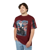 T-shirts de Noël Premium 100% Polyester Unisexe Homme Femme Imprimé Motif Séchage Rapide Respirant Anti-Plis Vintage Manches Courtes