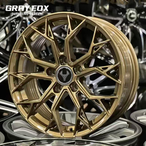 GRAYFOX Jantes forgées personnalisées 5x112 5x120 5x114.3 Bronze 18 19 20 21 pouces pour <span class=keywords><strong>Corvette</strong></span> C7 C8 Bmw Porsche 718 911 BMW M4 M5 M6 - Product Image 2