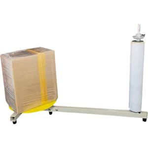 Machine d'emballage manuelle verticale pour palettes, cartons, boîtes en bois, boîtes en mousse, coffres métalliques et palettes en film étirable - Product Image 1