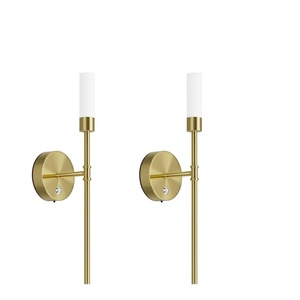 Lampe de chevet sans fil, lampe murale sans fil avec télécommande, recharge sans fil, sans câblage ni perçage, pour la lecture ou l'éclairage d'ambiance - Product Image 1