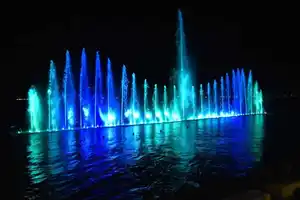 LED Underwater Pool Fountain Lamp DMX IP68 Controller Water Jet Function Fountain Lights