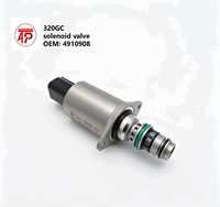 Vanne Solénoïde Haute Performance 24V/12V pour Excavatrice 4910908 pour CAT 320GC – Pièce de Remplacement Électrique pour Pompe Hydraulique