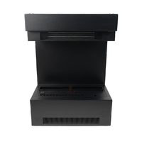 Cheminée électrique autoportante en métal de 50 cm, au meilleur prix de gros, réglable et personnalisable, avec effet de flamme LED 3D et vapeur d'eau, pour usage hôtelier