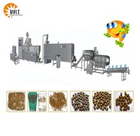 Machine extrudeuse entièrement automatique de type humide pour la production d'aliments aquatiques coulants et flottants, capacité 500-800 kg/h
