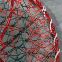 Nouvelle Nasse d'Aquaculture en PEHD avec Cadre en Acier pour Crevettes et Poissons, Grandes Nasses à Crabes avec Couches Inférieures, Cage à Filet pour Crabes des Neiges