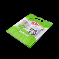Pochette en plastique thermoscellée avec poignée pour l'emballage de nouilles chinoises et de céréales