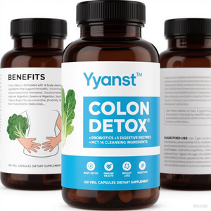 Cápsulas de desintoxicación de colon de Salud de digestión ODM de etiqueta privada con probióticos para bajar de peso cápsulas de desintoxicación de soporte inmunológico - Product Image 1