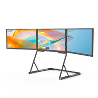 Nouveau modèle 2026 Moniteur portable Full HD triple écran 18,5 pouces avec extension d'écran d'ordinateur portable Type-C avec 1 câble pour 3 moniteurs