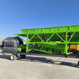 Customizable Electric Precast Ready <strong>Mix</strong> Mobile Concrete Drum Mixing and <strong>Batching</strong> Plant <strong>Station</strong> in Malaysia - Product Image 3