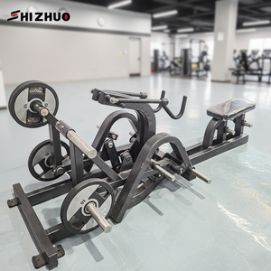Máquina de remo sentado con carga de placas Shizhuo <span class=keywords><strong>para</strong></span> gimnasio comercial, equipo de fuerza ajustable con barra en T <span class=keywords><strong>para</strong></span> entrenamiento de <span class=keywords><strong>espalda</strong></span>, máquina de remo compuesto en venta - Product Image 4
