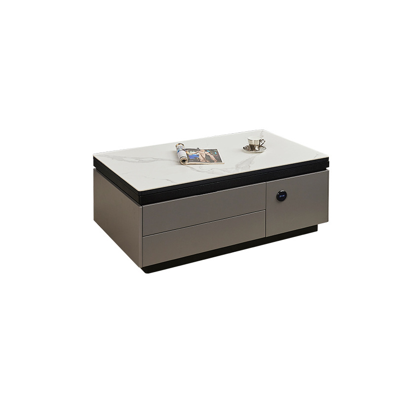 Coffee table (high-end black and luxurious gray)