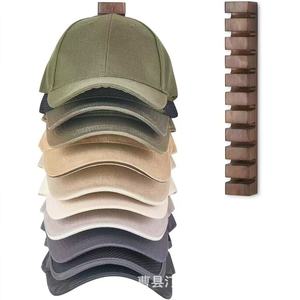 Wooden baseball cap <b>stand</b>, wooden <b>hat</b> rack, solid wood desktop baseball cap display rack, baseball cap storage rack - Product Image 2