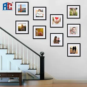 Wedding Decoration Wall Stickers Gift Sets 8"*8" Self Adhesive Tiles Photo Frame Home Decor Modern Promotional Product Christmas