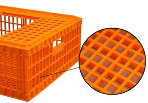 Kotak pergantian merpati peti transportasi plastik unggas Baru penggunaan pertanian kandang puyuh plastik untuk perlengkapan peternakan - Product Image 2