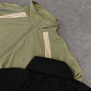 Ensembles pour hommes Veste à col rabattu avec fermeture éclair et couleur contrastée Pantalon à jambes larges 2025 Survêtements de sport pour hommes <span class=keywords><strong>en</strong></span> polyester - Product Image 4