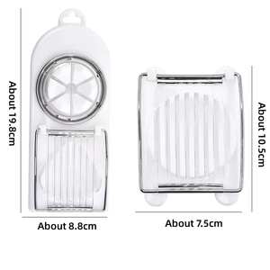 Coupe-œufs multifonctionnel en acier inoxydable, moule à découper les œufs en forme de fleur, coupe-viande pour le déjeuner, gadgets de cuisine - Product Image 6