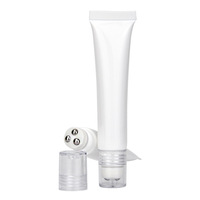 Tube pharmaceutique en plastique souple pour gel de soins spéciaux avec tête de massage emballage cosmétique tube de pommade contre l'acné