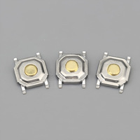 Interrupteur Tactile Étanche à 4 Broches, Bouton Micro-interrupteur Latéral 121243/5/55/6/65/7/8/9/10 mm, Emballage en Bobine