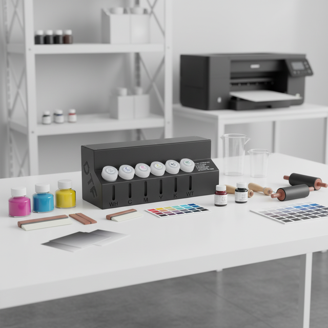 Continuous Ink Supply System A4 Size DTF Printer  L8050 Ciss Continuous Ink Supply System for  DTF Printers Cloth Printing
