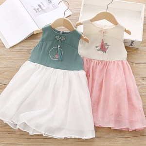 Nuevos Vestidos de Verano de Ganchillo para Niñas, Estilo Occidental, Hechos en China, con Bordado Nocturno de Ángeles, Compra Directa del Proveedor Chino - Product Image 4