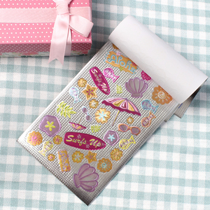 328 pegatinas de <span class=keywords><strong>Aloha</strong></span> Girl para manualidades, álbumes de recortes y decoración de verano con temática de playa tropical y <span class=keywords><strong>surf</strong></span>. - Product Image 6